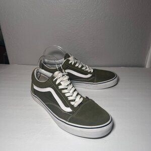 Vans Old School Skate Shoes Sneakers Military Olive Green